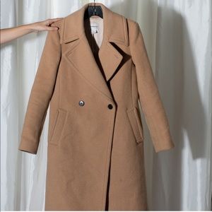 CLUB MONACO Daylina Camel Coat Outerwear 🧥